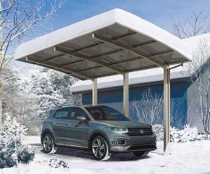 積雪に対応するカーポート